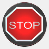 Sticker stoppen (Voorkant)