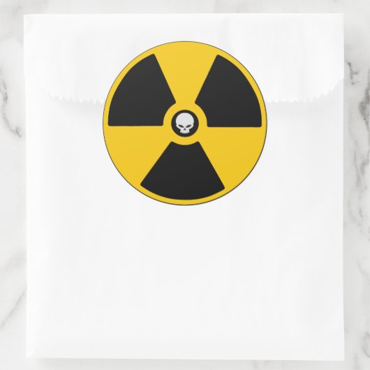 Sticker stralingsrisico (Tas)