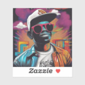 Sticker - Street graffiti art RAP and Hip Hop (Vel)