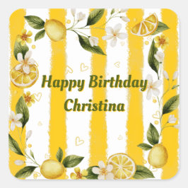 Sticker Summer Birthday Party Collectie