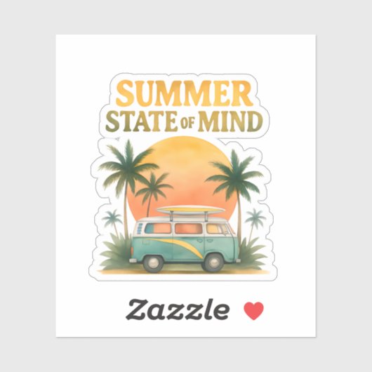 sticker "Summer State of Mind" (Vel)