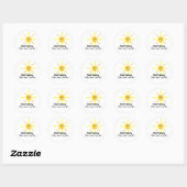 Sticker sunshine sarcastic Don't worry (Vel)