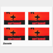 Sticker surfen hawaii (Vel)
