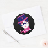sticker "Survivor in roze I" -  (Envelop)