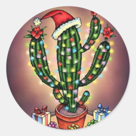 Sticker SW kerstboom Cactus Saguaro
