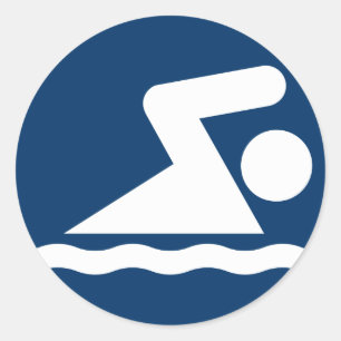 Sticker Swim Symbol