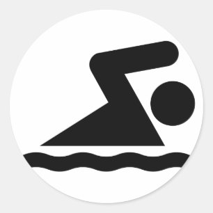 Sticker Swim Symbol