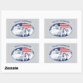 Sticker. T-Shirt. Mount Rushmore, USA Amerika Rechthoekige Sticker (Vel)