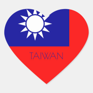 sticker taiwan vlag