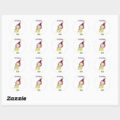 Sticker, te koop! ronde sticker (Vel)