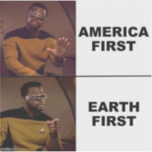 Sticker tegen apartheid (Voorkant)