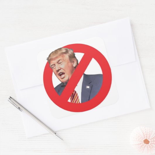 STICKER TEGEN TRUMP (Envelop)