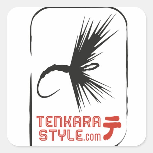 sticker Tenkara Style (Voorkant)