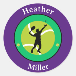 Sticker - Tennisser - Gepersonaliseerd - Naam toev