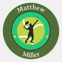 Sticker - Tennisser - Gepersonaliseerd - Naam toev