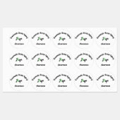 Sticker ter vergroting van het bewustzijn van trau (Vel)