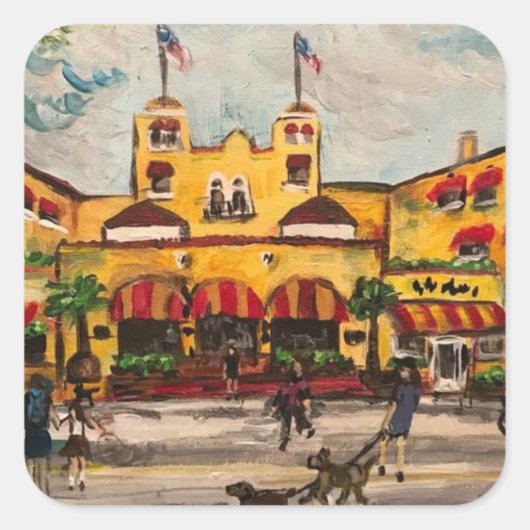 sticker "The Colony Hotel, Delray Beach, Florida" (Voorkant)