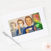 sticker, thee, koffie, wodka, drugs rechthoekige sticker (Envelop)