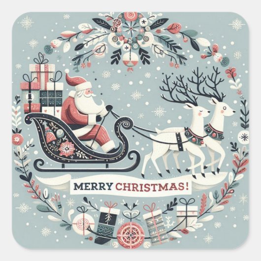 Sticker "Traineau du è re Noël" (Voorkant)