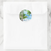 Sticker Tropical Wedding Beach Scene (Tas)