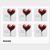 Sticker trouwcadeau feestzak  (Vel)