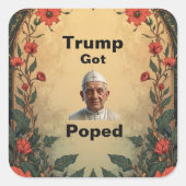 Sticker Trump Kreeg Eens Een Klap (Voorkant)