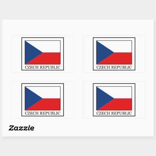 Sticker Tsjechië (Vel)