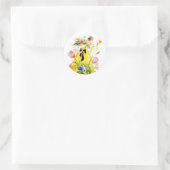 Sticker tuin dame bereiken voor vlinder (Tas)