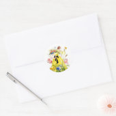 Sticker tuin dame bereiken voor vlinder (Envelop)