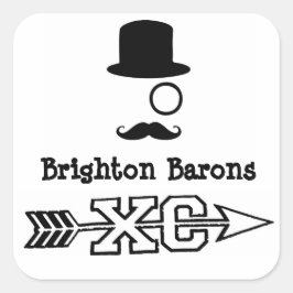 Sticker tussen landen