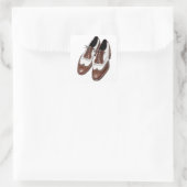 Sticker  Two-tone Oxford Wingtip Shoes Pair (Tas)