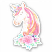  Sticker Unicorn (Voorkant)