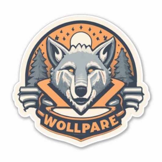 Sticker Up Your Life met Wolven (Voorkant)