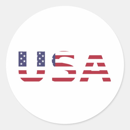Sticker USA (Voorkant)
