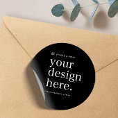 Sticker Uw Ontwerp Upload 1.5" Ronde