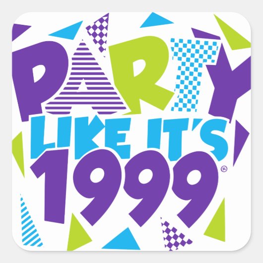 Sticker van 1999®™ - Design 01 (Voorkant)