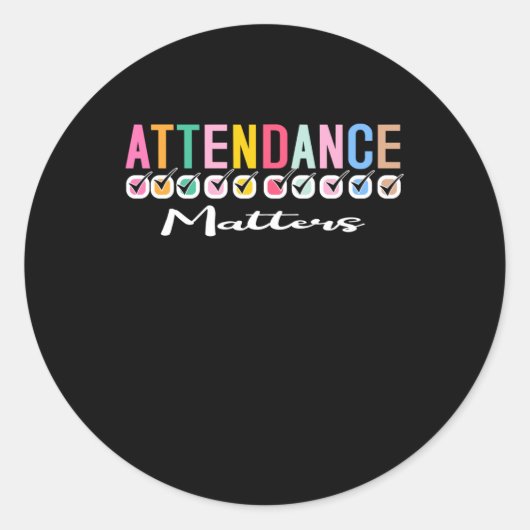Sticker van aanwezigheid (Voorkant)