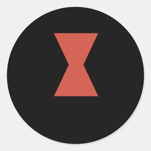 Sticker van Black Widow Spider (Voorkant)