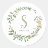 Sticker van bosdieren (Voorkant)