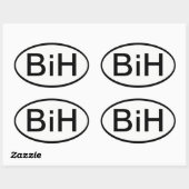 Sticker van Bosnië en Herzegovina (Vel)