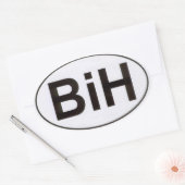 Sticker van Bosnië en Herzegovina (Envelop)