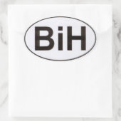 Sticker van Bosnië en Herzegovina (Tas)