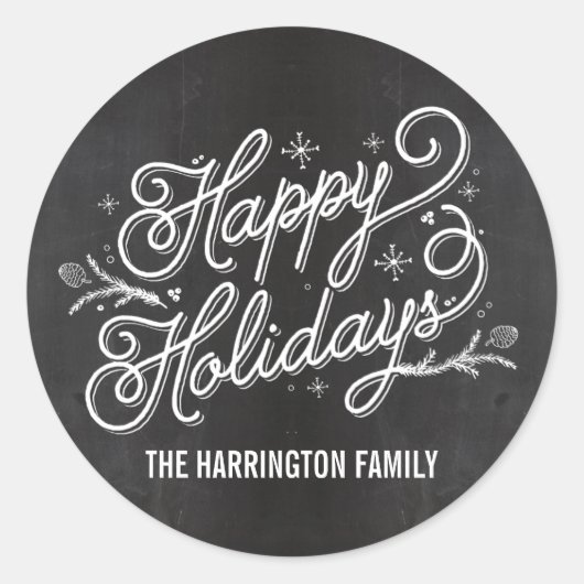 Sticker van cadeaukaartje voor feestdagen/envelopz (Voorkant)