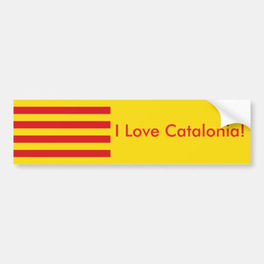 Sticker van Catalonië (Voorkant)
