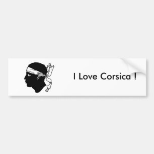 Sticker van Corsica, Frankrijk