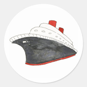 Sticker van cruiseschepen