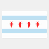 Sticker van de Amerikaanse vlag (Voorkant)