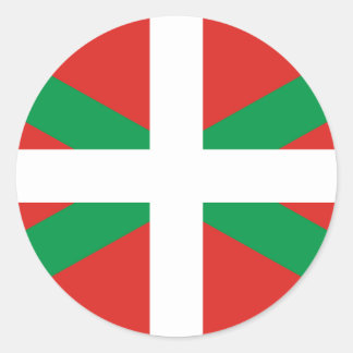 Sticker van de Baskische vlag