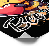 Sticker van de bijenmijn poster (Hoek)