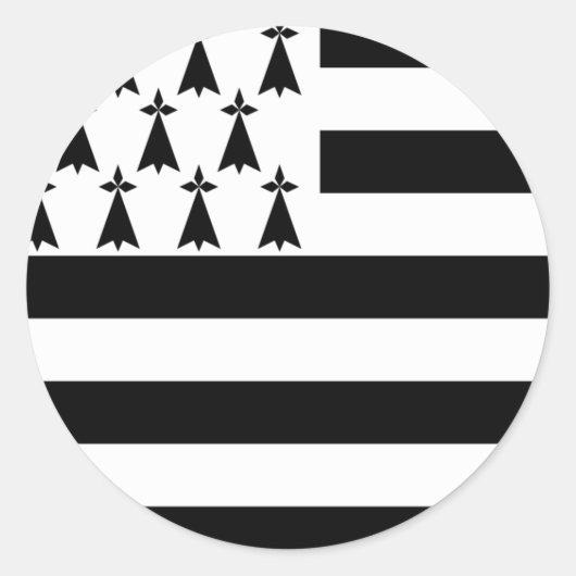 Sticker van de Britse vlag (Gwenn-ha-du) (Voorkant)
